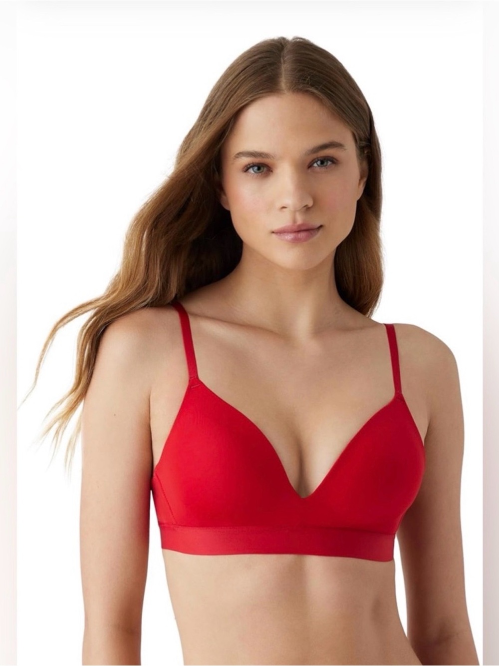 b.tempt'd by Wacoal Womens Opening Act Wirefree T-Shirt Bra red 34DD
